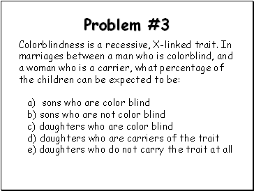 Problem #3