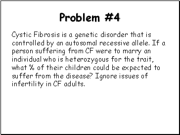 Problem #4
