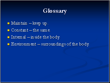 Glossary