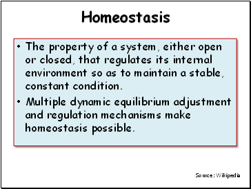 Homeostasis