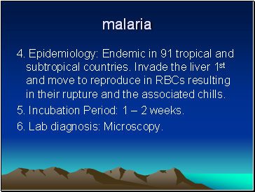 malaria