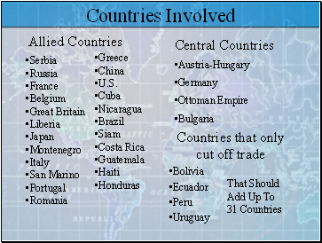 Countries Involved
