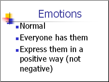 Emotions