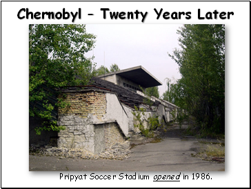 Chernobyl  Twenty Years Later