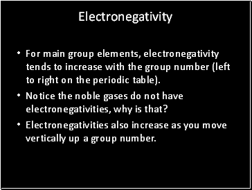 Electronegativity