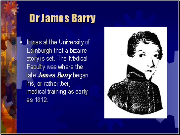 Dr James Barry