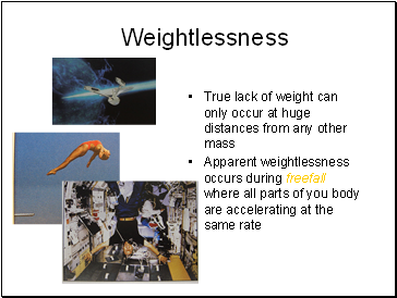 Weightlessness