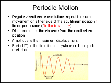 Periodic Motion