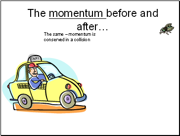 The momentum before and after…