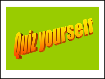 Quiz yourself