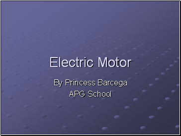 Electric Motor