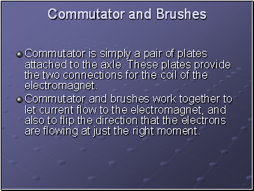 Commutator and Brushes