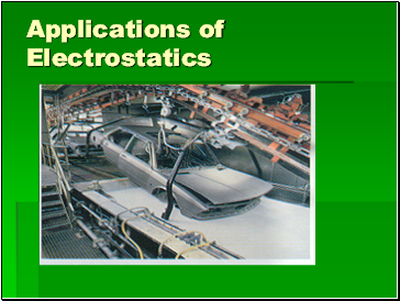 Applications of Electrostatics