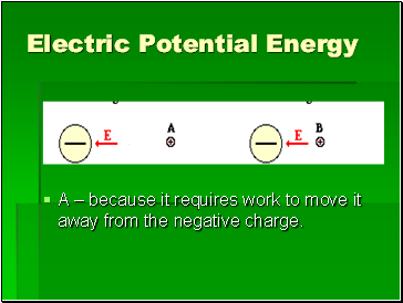 Electric Potential Energy