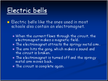Electric bells