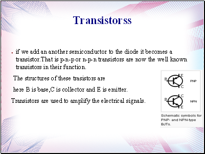 Transistorss