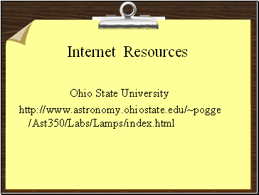 Internet Resources