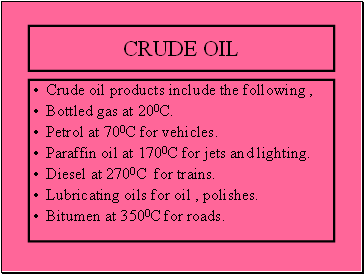 CRUDE OIL