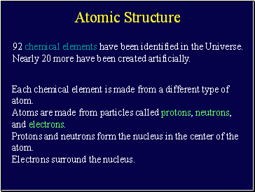 Atomic Structure