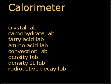 Calorimeter