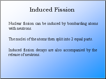Induced Fission
