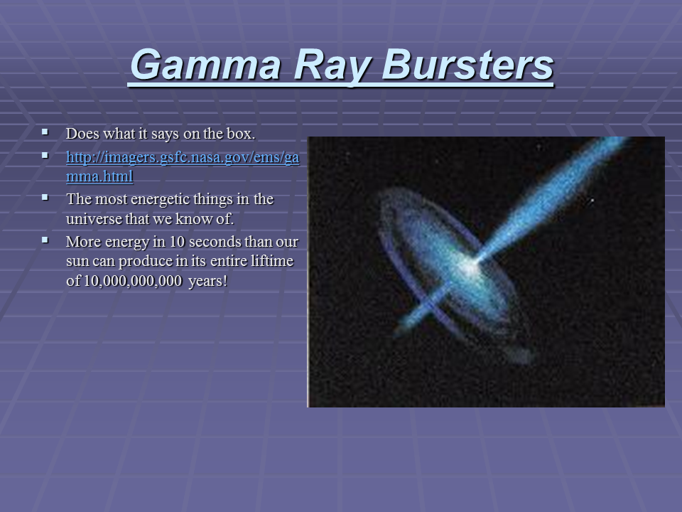 Gamma-Rays - Presentation Physics