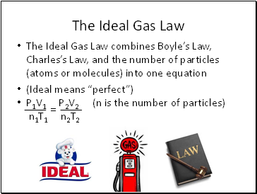 The Ideal Gas Law