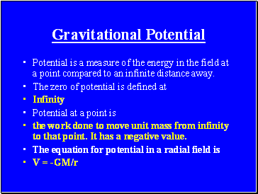 Gravitational Potential