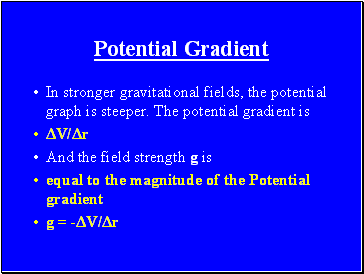 Potential Gradient