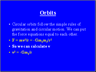 Orbits