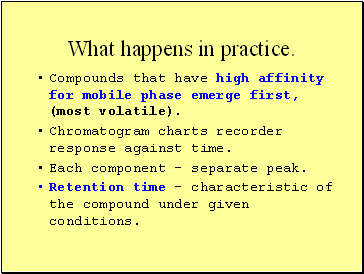 What happens in practice.