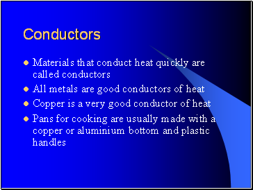 Conductors