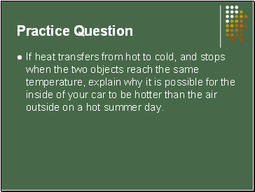 Practice Question