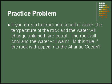 Practice Problem