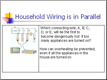 Household Wiring is in Parallel