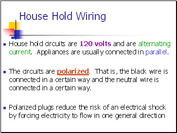 House Hold Wiring
