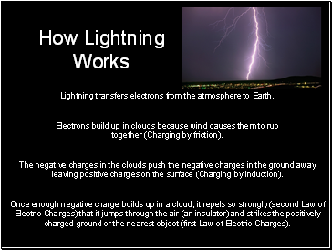 How Lightening Works