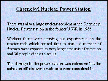 Chernobyl Nuclear Power Station