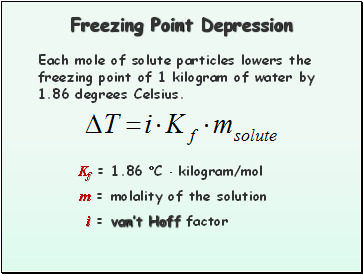Freezing Point Depression