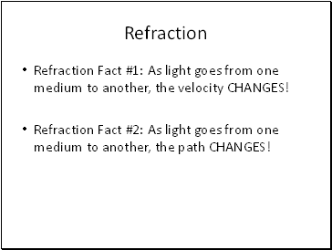 Refraction