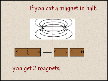 If you cut a magnet in half,