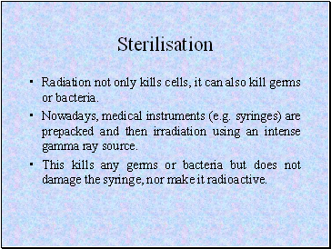 Sterilisation