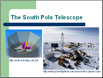 The South Pole Telescope