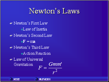 Newtons Laws