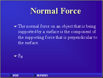 Normal Force