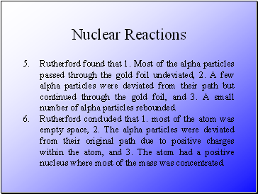 Nuclear Reactions