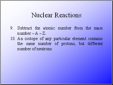 Nuclear Reactions