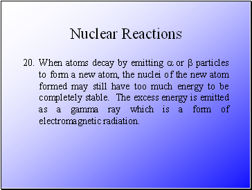 Nuclear Reactions