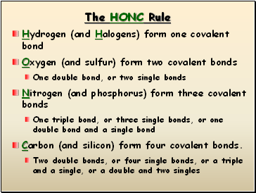 The HONC Rule