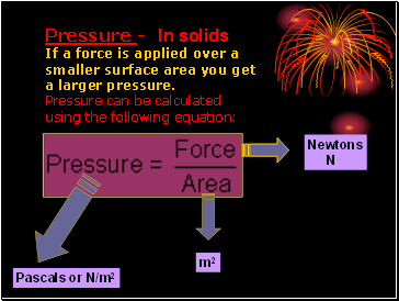 Pressure - In solids